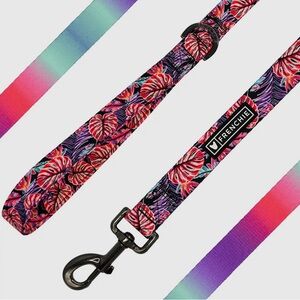 Frenchie Tropical Palms Dog Leash